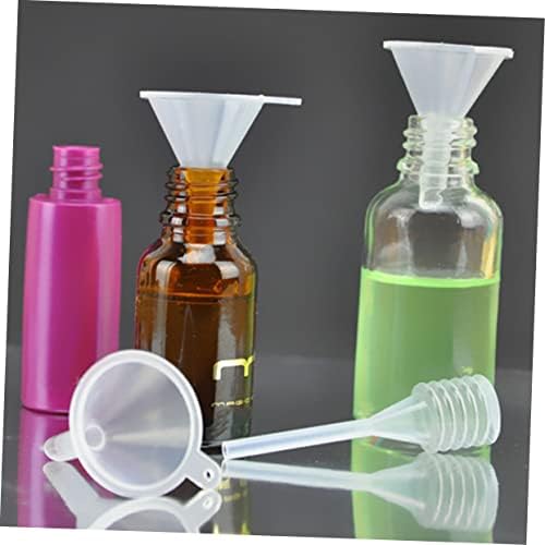Hemoton 4 Desena os recipientes de vidro de tubo de rímel Travel Recipiente de vidro garrafa de vidro garrafa cosmética