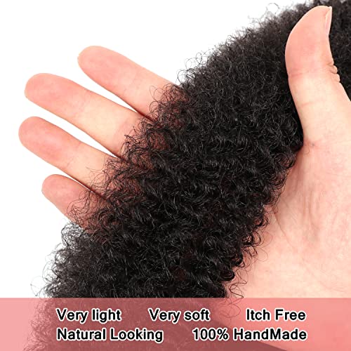 16 polegadas pré-separadas de cabelo afro twist 3 pacotes Marley Twist Braiding Hair para Locs angustiados Locs