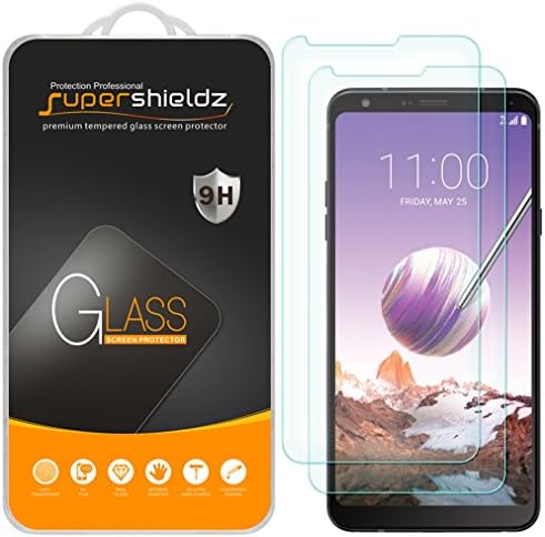 SuperShieldz projetado para LG Stylo 4 Protetor de tela de vidro temperado, 0,33 mm, anti -arranhão, bolhas sem bolhas