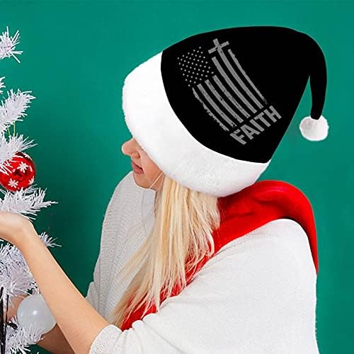 EUA Faith Flag Hat Christmas Hat para Cosplay de Festas de Férias de Ano Novo