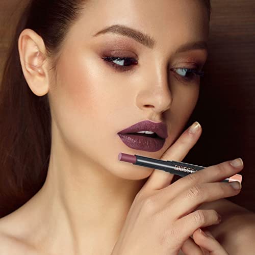 NPKGVia Pen Velvet Maquiagem Lipstick Lápis Lipstick de batom à prova d'água Lipstick Lipstick Lipstick Lipstick During