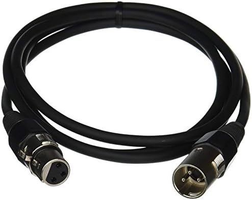 C2G 40060 Pro-Audio XLR Male para XLR Cabo feminino, preto