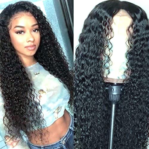 Wigs Curly Wigs para mulheres negras para mulheres de ondas longas de ondas profundas perucas sintéticas perucas de peruca