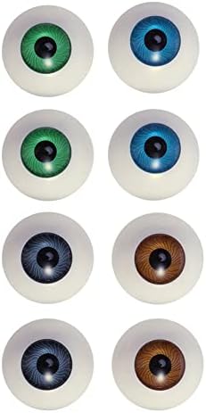 Yapthes oculares ocos, olhos humanos artesanato de bricolage hollow globlos oculares simulação artificial fantoches oculares de plástico