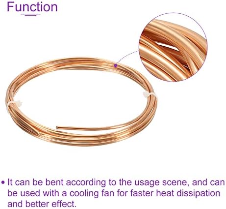 DMIOTECH 1,5 mm x 2,5 mm de comprimento 2,0 m Grébio de cobre Tubos flexíveis para compressão, ar condicionado Air Assistência