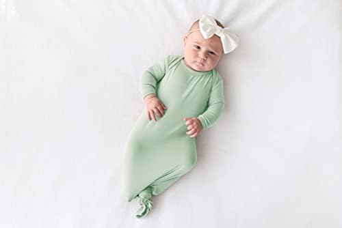 Vestido infantil de amendoim elegante - roupas de bebê unissex macias - viscose do desgaste do bambu Layette infantil - 0-3 meses