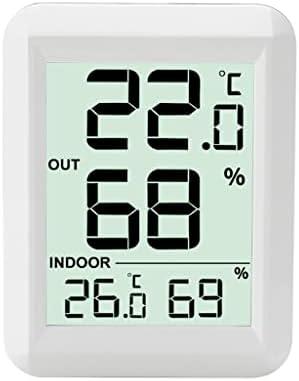 WYFDP sem fio interno e externo temperatura e umidade do medidor doméstico seco e molhado exibir tabela de temperatura