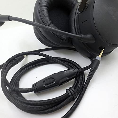 Natefemin 3,5mm 1,5m/59 Comprimento de fone de ouvido peças de peças de peças de peças de cabo de cabo para hiperx- nuvem/nuvem alfa jogo fone de ouvido de fone de ouvido acessório