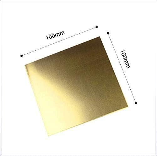 Lucknight Capper chaphe metal placa espessura -largura: 100 mm Comprimento: 100 mm de placa de latão
