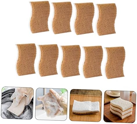 UPKOCH 45 PCS Acessórios de limpeza de escova de prato de cozinha esponjas de esponja naturais para limpar pequenos acessórios