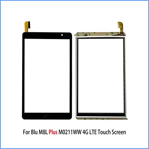 Para substituição de tela Blu M8L Plus Screen M0213UU 8 para reparo de digitalizador Blu M8L Plus para Blu M8L mais 4G LTE Tablet Substituição M0210WW M0211WW M0212UU preto