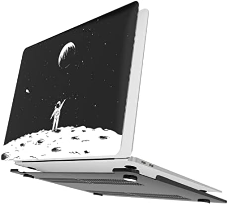 Aoggy Case Hard for MacBook Air 13 polegadas Modelo ： A1369/A1466, Modelo de espaço sideral Plástico Casca dura de plástico com tampa do teclado - Astronauta espacial