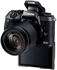 Câmeras Canon US EOS M5 EF-M 18-150 Kit STM 24.2 Câmera SLR Digital com 3,2 LCD, Black