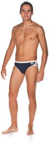 Arena Men's Team Stripe Maxlife Brief Swimsuit