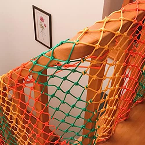 Redes de segurança para animais de estimação Awsad Redes de proteção das escadas infantil redes de vedação de caça redes de prevenção de cor redes de nylon doméstico cor: malha de 8 cm, tamanho: 6x8m