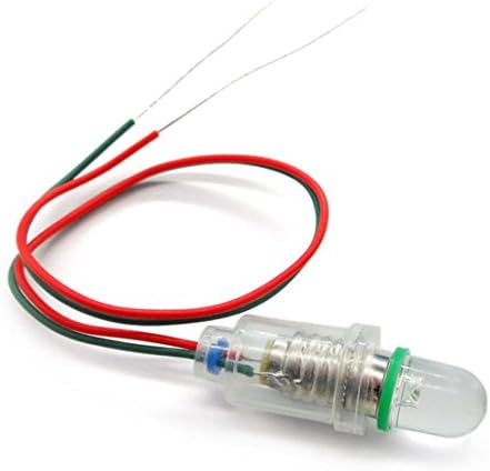 12pcs e10 lâmpadas de parafuso de parafuso suporte E10 Lâmpada de luz LED com fios de chumbo de 8,6 para lâmpadas