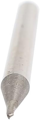 Aexit de 4 mm de lata de haste de haste de 1 mm de corte diâmetro groove helicoidal 3 flauta HSS Square Nariz End Mills Fin Mill