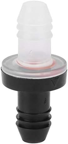 Válvula de retenção embutida de 3/8 de 10 mm, válvula unidirecional de diafragma, para todos os tipos de meios químicos altamente corrosivos