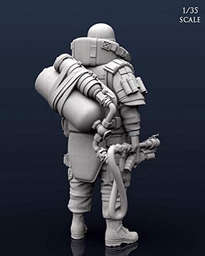 Goodmoel 1/35 Sci-Fi Mechanical Creature Warrior Resin Soldier Model Kit/Kit Miniatura de Soldado sem montagem e sem