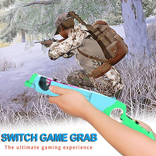 Gun Game Lycebell para Nintendo Switch Joy Switch Shooting Game Gun Controller Compatível com Switch Joy Controller,