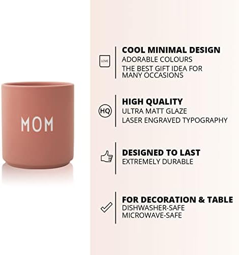 Cartas de design copo de café da mãe | Presentes do dia das mães da filha | Presentes para mamãe | Caneca de café em porcelana | Xícara