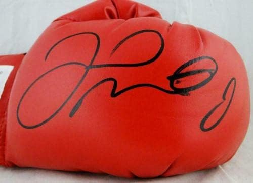 Floyd Mayweather autografado Everlast Red Boxing Glove- JSA autenticado *Right - luvas de boxe autografadas