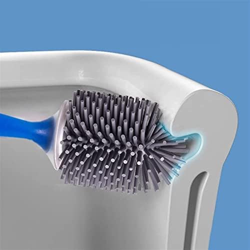 Escovas de vaso sanitário e suportes de knfut ， pincel de vaso sanitário alça de silicone dispensa dispensa gel limpador líquido