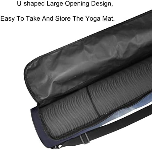 American Football Game Yoga Mat Bags Full-Zip Yoga Carry Bag for Mulher Homens, Exercício de ioga transportadora com cinta ajustável