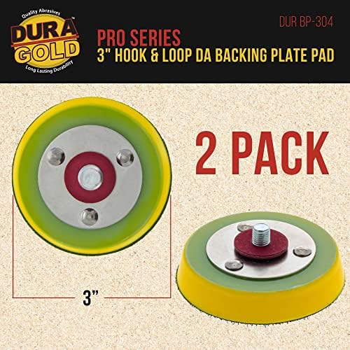 DURA -GOLD 3 discos de lixamento - 180 Grit, Hook & Loop Da Placa de Apoio e Interface de Densidade Sofra