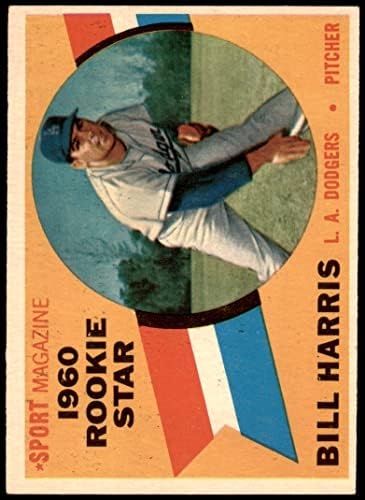 1960 Topps 128 estrela estreante Bill Harris Los Angeles Dodgers Dean's Cards 5 - Ex Dodgers
