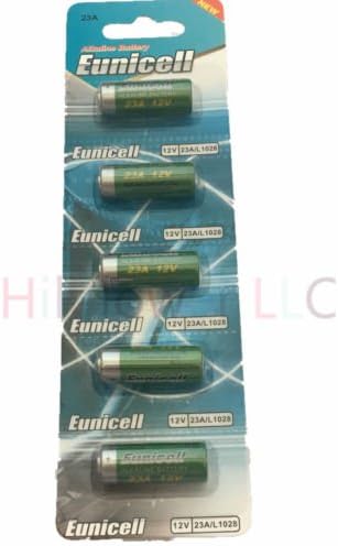 Hillflower 100 peças 23A A23 MN21 GP23 23 23AE Card 0% Mercúrio 0% Hg 12V Bateria alcalina