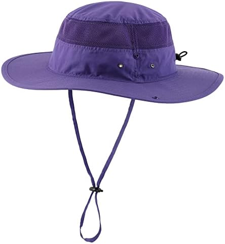 Connectyle ao ar livre Mesh chapéu de sol largo Brim UV Sun Protection Hat Hating Hating