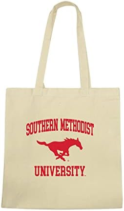 W Republic Southern Methodist University Methodist Seal College Tote Bag