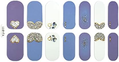 Adesivos de arte de brilho Decalques DIY Manicure de unhas auto-adesivas Decoração de unhas elegantes para mulheres