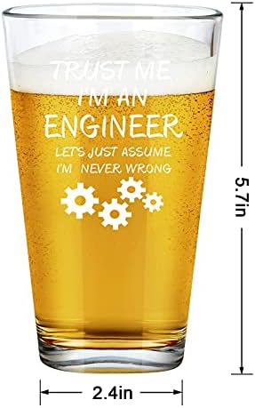 Confie em mim, eu sou um engenheiro de cerveja de cerveja, presente engraçado para ela, pai, amigo de trabalho, chefe