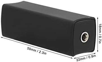 3,5 mm/0,14 poltro de pilão de ruído de loop de solo isolando preto 20Hz - 20kHz para carro Isolador de ruído de áudio do sistema estéreo em casa