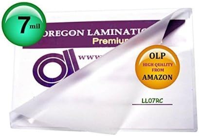 7 mil bolsas de laminação legal 9 x 14-1 / 2 Mangas laminadoras Qty 100 / somente laminações do Oregon Oferece bolsas de laminação premium de laminação de Oregon autênticas via , 7 mils de espessura por