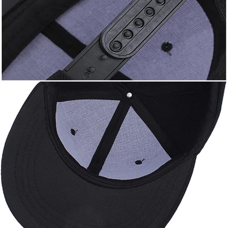 Tijeyi Snapback Hats for Men Flat Bill Black Basaceiro Ajustável Capinho de Trucker para papai American Flag Pirate Skull Caps Cool