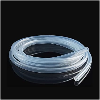 FOCMKEAS Tubing de silicone 6,56 pés/2m de comprimento 1,6 x 4,8 mm/0,06 x 0,19 flexível transparente transparente Tubo de
