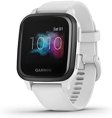 Garmin Venu SQ Music Music exclusivo GPS SmartWatch com recursos de monitoramento e fitness de saúde durante todo o dia, aplicativos