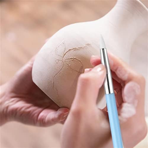 KXDFDC 10PCS Silicone Clay Sculpting Tool Modelating Dotting Nail Art Pottery Tools Diy Carving