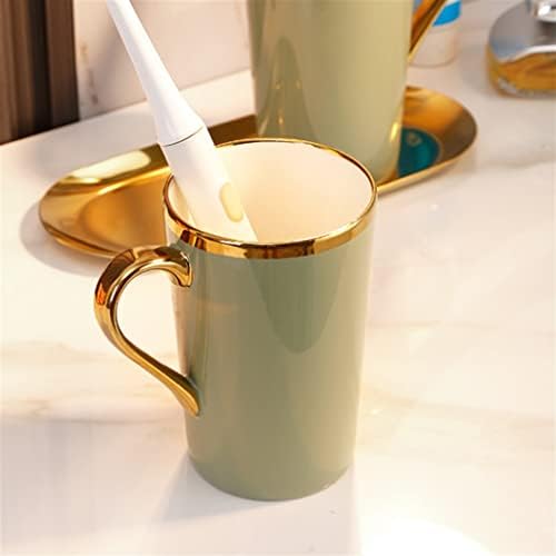 Conjunto de Mxiaoxia Casal escovando xícara de enxaguatório de boca Copo doméstico Copo da xícara de cilindro de dente cerâmica