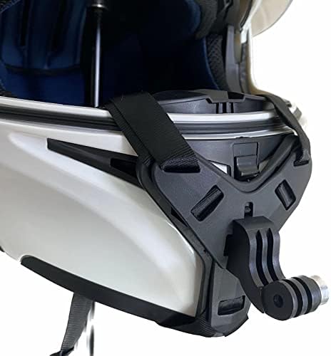 Montagem do capacete de motocicleta Montagem de queixo compatível com o herói GoPro 11 10 9 8 7 6 5 4 Sessão 3+ 3 Hero
