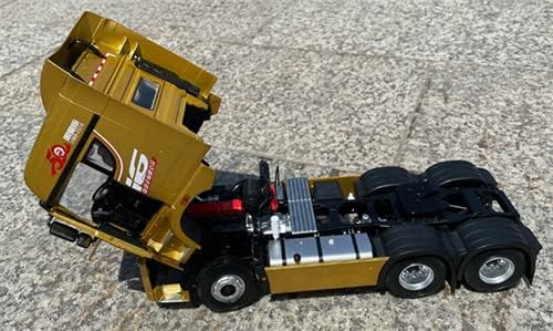 Faw Jiefang Jh6 Tractor de caminhão de táxi espacial Golden 1/24 Diecast Truck Pré-construído Modelo