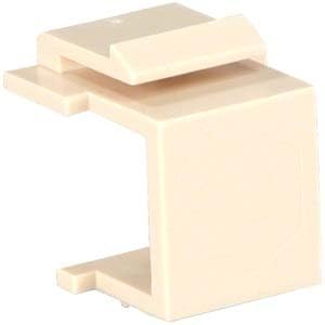 ACCL Snap-In Keystone Wallplate Blank Insert Ivory, 2 pacote