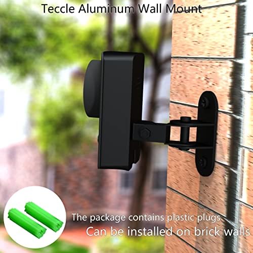 Teccle Upgrade Metal Wall Mount Compatível com câmera simplisafe, fácil de montar na parede ou teto