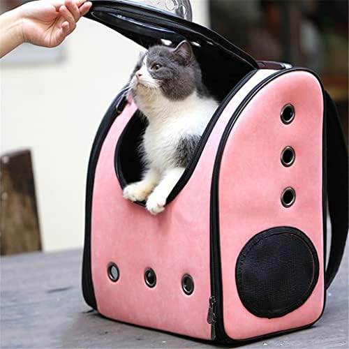 Zhuhw Bolsa de viagem para animais de estimação Cápsula espacial portátil Backpack Backpack de grande capacidade Bolsa de gatos transparentes