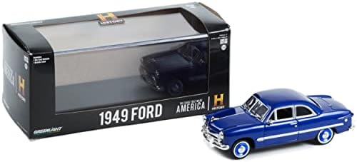 1949 Coupe Blue Metallic the Cars que fez da série de TV America 1/43 Modelo Diecast Car do Greenlight 86630