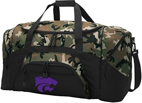 Grande Duffel Bag Camo Camo Kansas Estadual Duffle Duffle Bagage Gift Idea para homens, cara, ele!