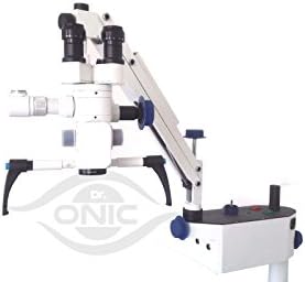 Microscópio de operação Surgcial de montagem na parede 3 etapas, binóculos fixos de 90 ° com iluminação LED avançada ISO C Dr.onic
